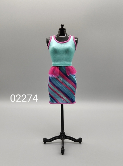 Одежда для куклы Барби винтаж платье 02274