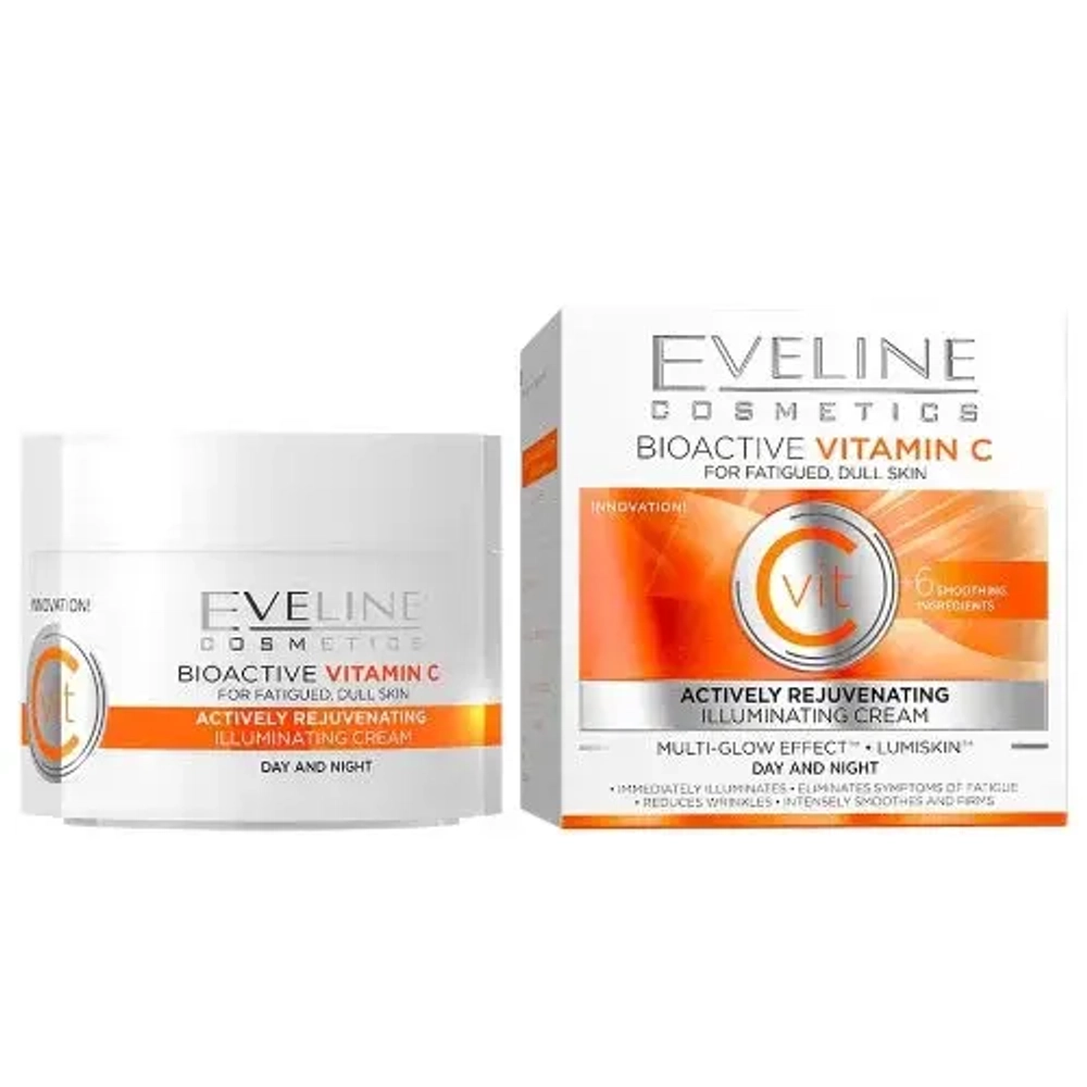 Eveline Bioactive +Витамин С Омолаживающий крем 50 мл
