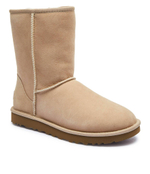 Кожаные угги w classic short ii UGG - бежевый(1016223)