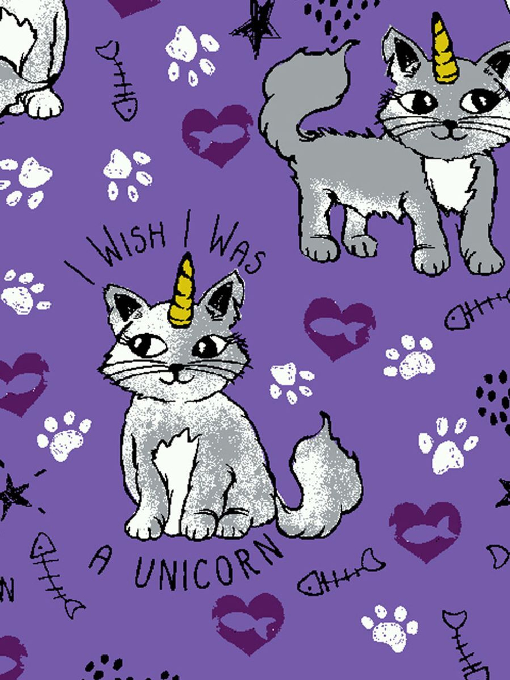 Топ медицинский женский Dickies DK708, кошки-единорожки, XS