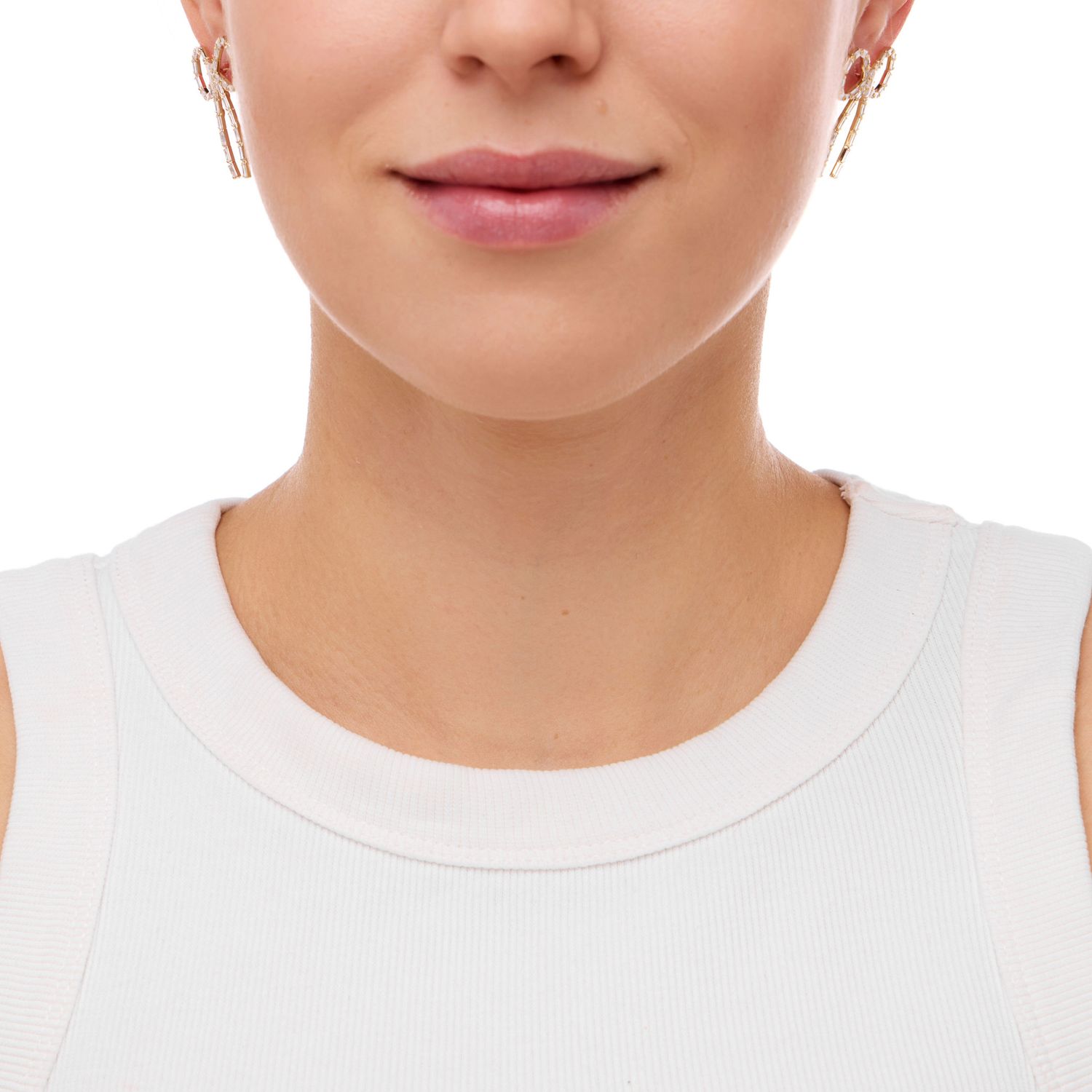 Серьги Dazzle Bow Earrings – Gold