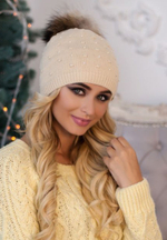 Шапка с бубоном Braxton