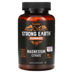 YumVs, Жевательные мармеладки Strong Earth, цитрат магния, малина и персик, 90 жевательных таблеток