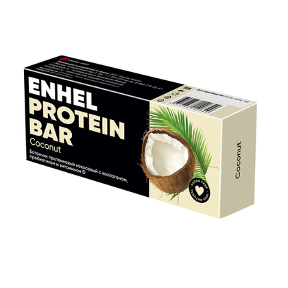 Батончик высокопротеиновый низкоуглеводный кокос
