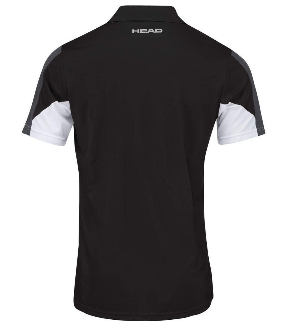Мужское теннисное поло Head Club 22 Tech Polo Shirt M - черный