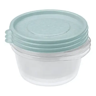 КОМПЛЕКТ КОНТЕЙНЕРОВ АРТ-ДЕКОР 0,75Л (3 ШТ) (Светло-голубой)