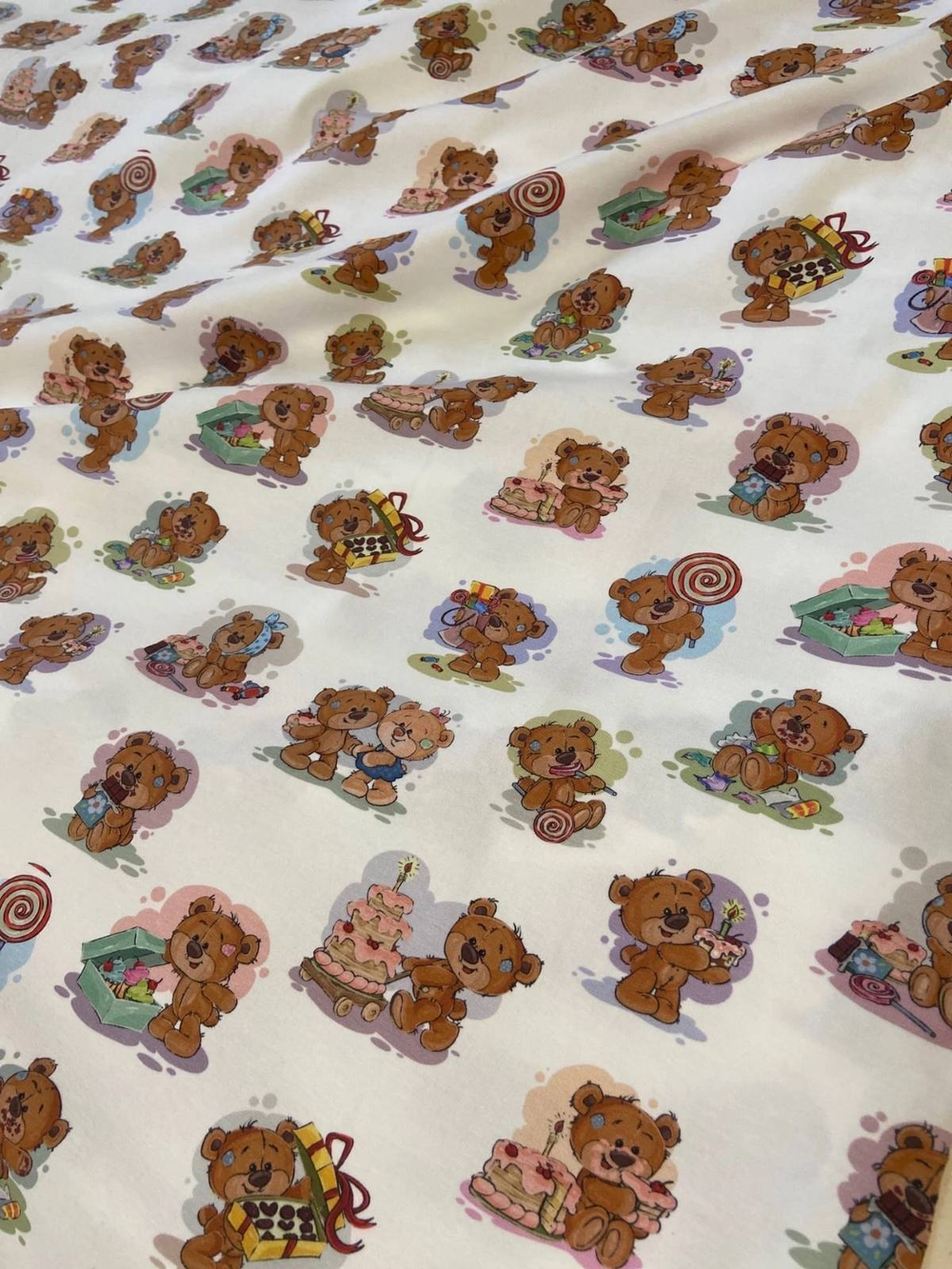 Кулир (принт). Мишки  ВО