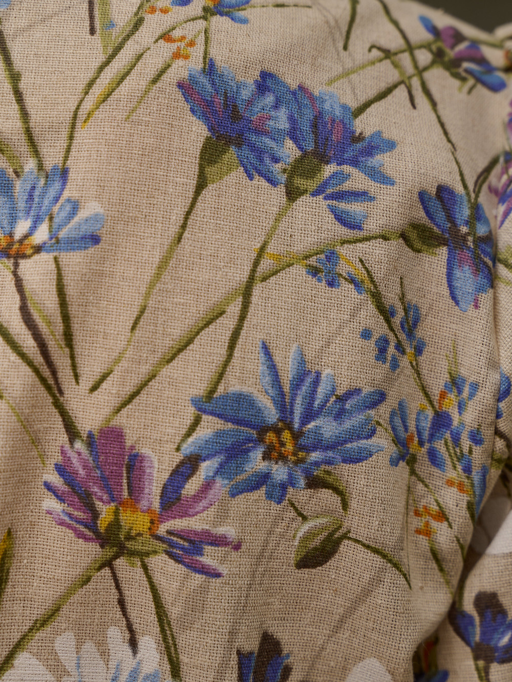 Платье лен с квадратным вырезом