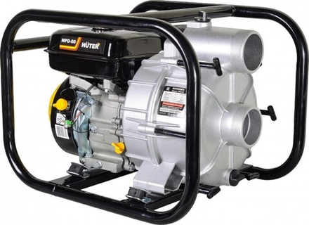 Мотопомпа бензиновая HUTER MPD-80 для грязной воды 70/11/4
