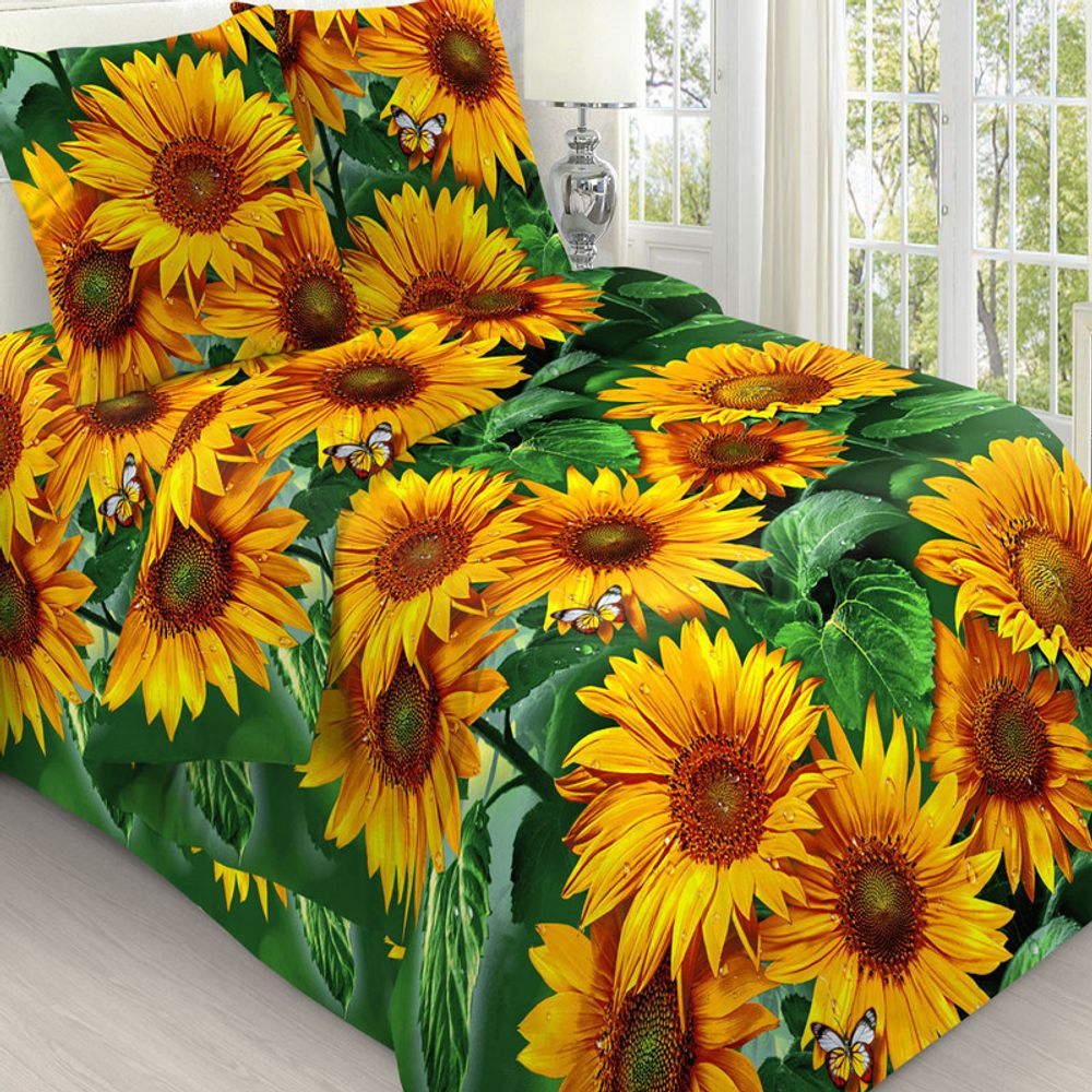 Комплект постельного белья "ВЛ. 2131", бязь, 100% хлопок.