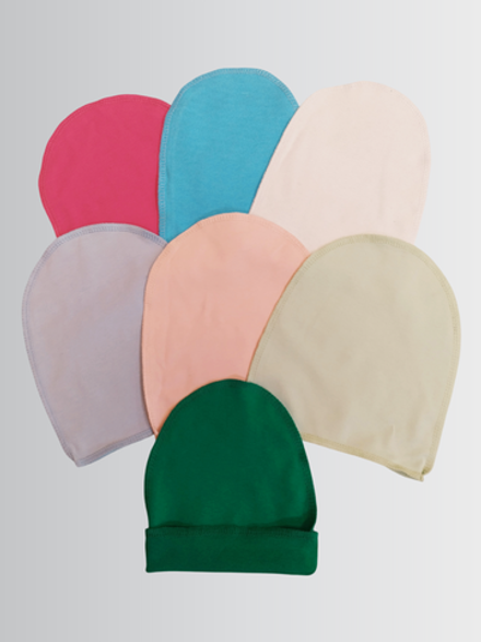 ШК Шапка ясельная кулирка с лайкрой в ассортименте (56)