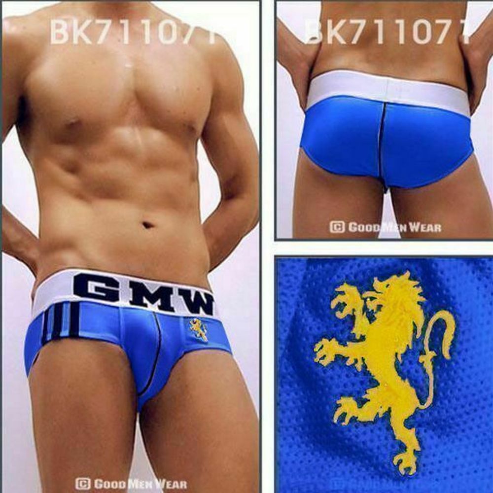 Мужские трусы Good Men Wear (GMW Body) See-It Briefs брифы синие GMW0001