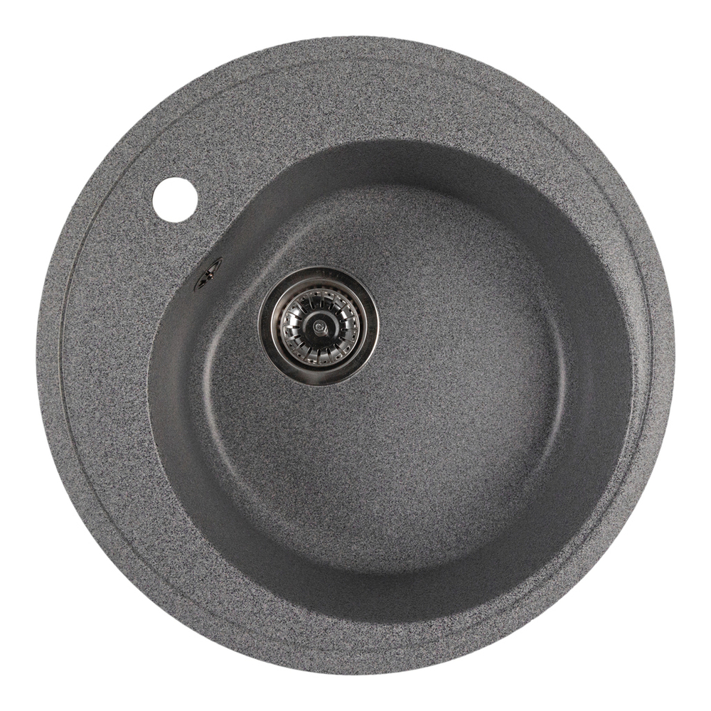 Мойкa ML-GMS102 СТАНДАРТ круглая, темно-серый (309), 500 мм (глуб. чаши 170)