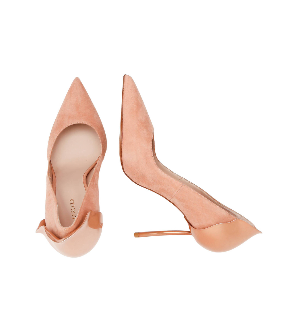 Кожаные туфли на шпильках deco petalo Le Silla - розовый(3110M090G3PPVEL)