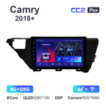 Teyes CC2 Plus 10,2"для Toyota Camry 2018+ (прав)