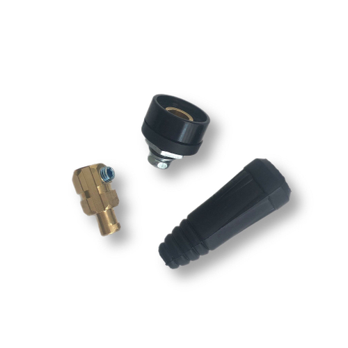 Кабельная вилка с панельной розеткой для сварочного аппарата DX50, 500А, набор