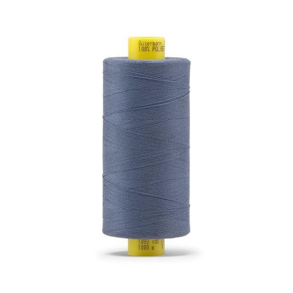 Нитка Gutermann Mara 120 (1000 метров), 1 кат., универсальная | 112 серо-синий джинс