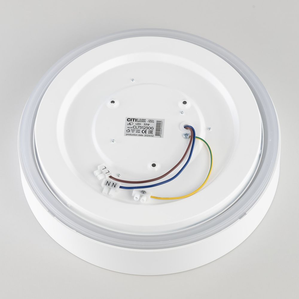 Citilux BOSS CL751250G LED RGB Светильник с пультом Белый