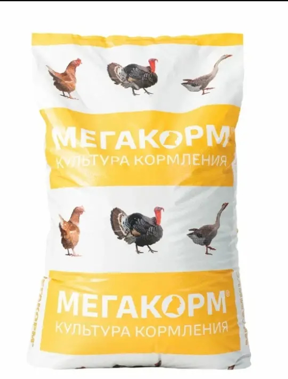 Мегакорм для кур‑несушек «ФАЗА‑1» (от 20 недель) мешок 25 кг.