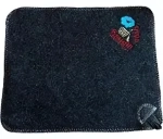 Коврик банный с вышивкой «Чудо баня», цвет серый, без упаковки