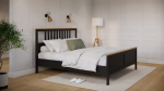 Кровать - аналог IKEA HEMNES / ХЕМНЭС/ ХЕМНЕС / КЫМОР / ИКЕА 180х200 см, черный/светло-коричневый