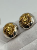 Клипсы биколор Chanel