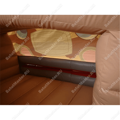 Коммерческий надувной батут "Военный автомобиль"