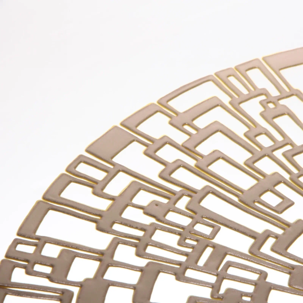 Салфетка на стол 38см «Эклектика» золото