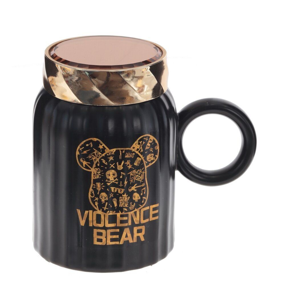 GAEM Кружка с крышкой, 500 мл, L14 W9 H13 см, 4в.