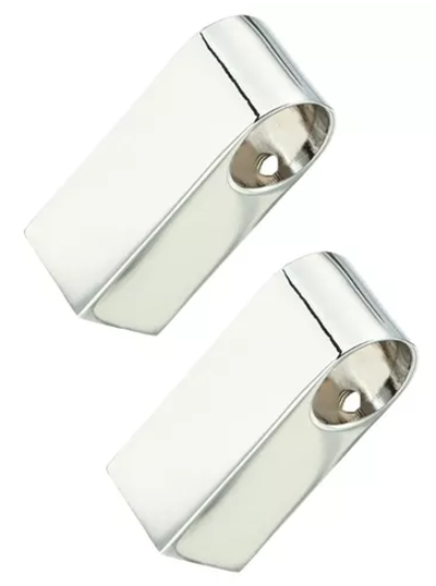 Держатель рейлинга модерн, хром