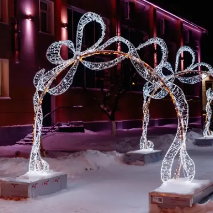 световая арка "Морозная лента"