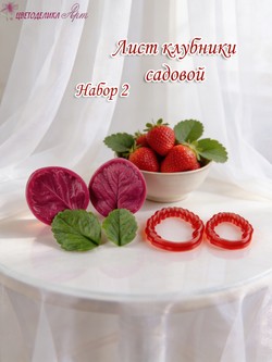 Лист клубники/земляники садовой. Набор №2 (малый)
