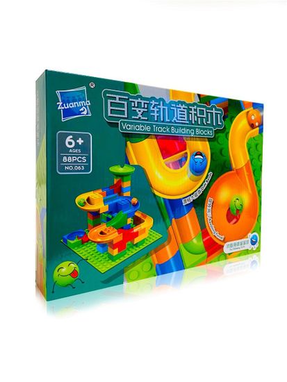 Конструктор Горка Track Building Block 88 деталей (маленький набор)
