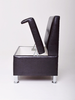 Стильный компактный диван Фабрики ОНИКС из практичного и износостойкого материала с оригинальным дизайном, вместительным ящиком для хранения, мягким наполнителем для дома, дачи и офиса