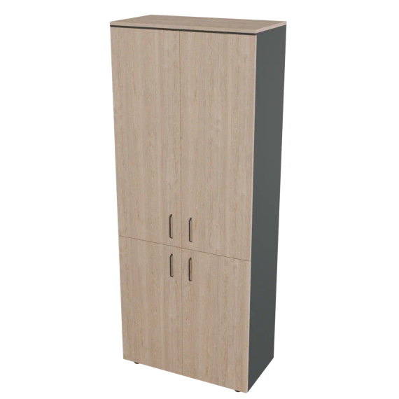 Шкаф для документов высокий 4 дверцы Prego office 800х420х2000 ПОШВШ-2