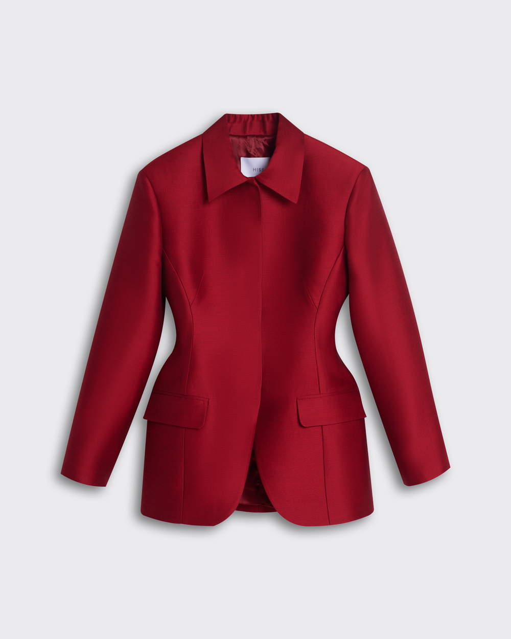 Жакет из формодержащей шерсти и шелка Диор красный