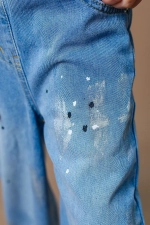 Джинсы с напылением