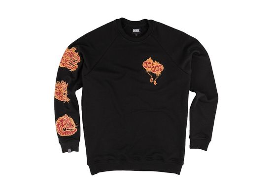 Свитшот HOOK Фонарь черный