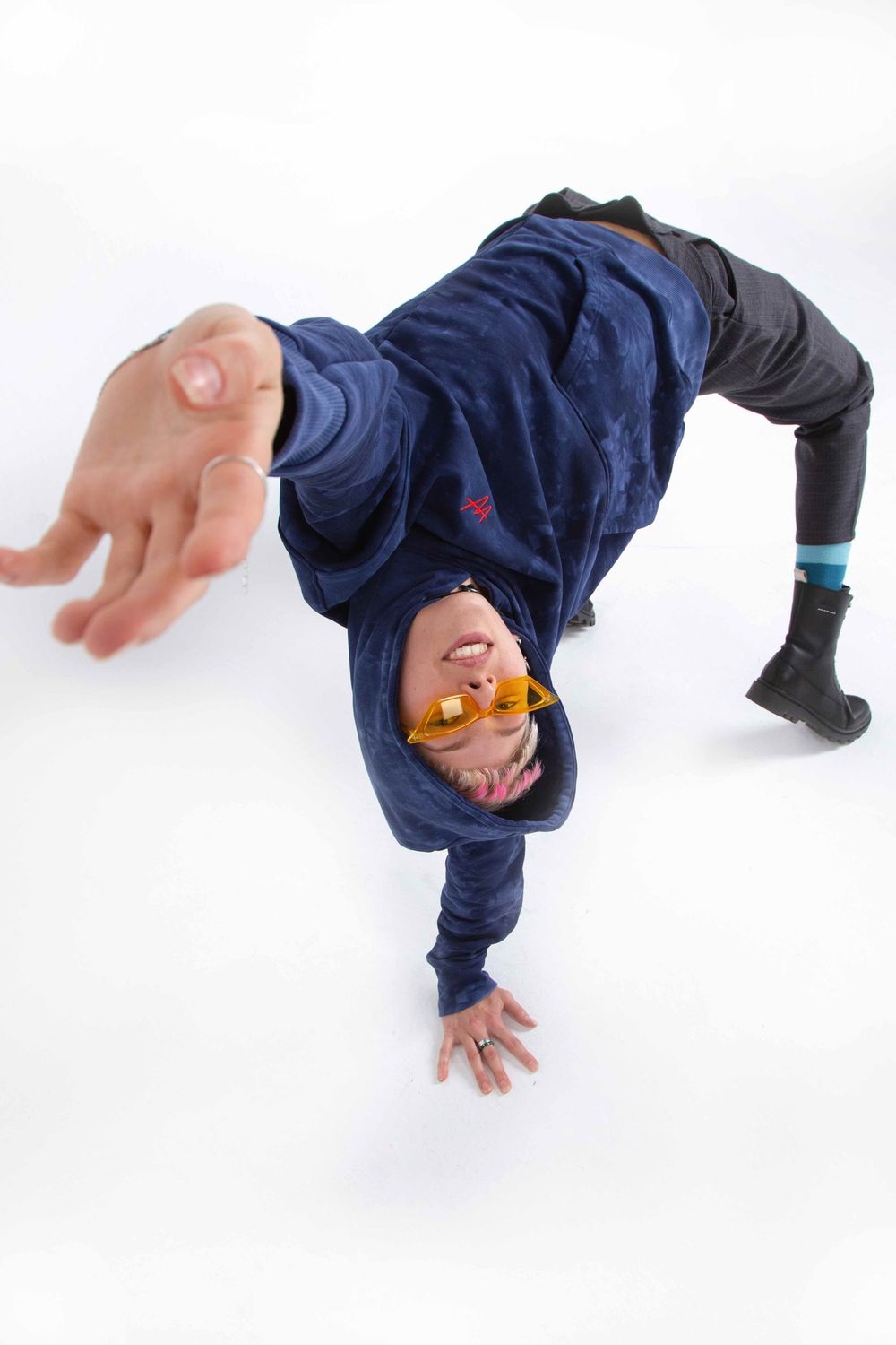 Худи Wataga DaiDai Tie Dye Синий