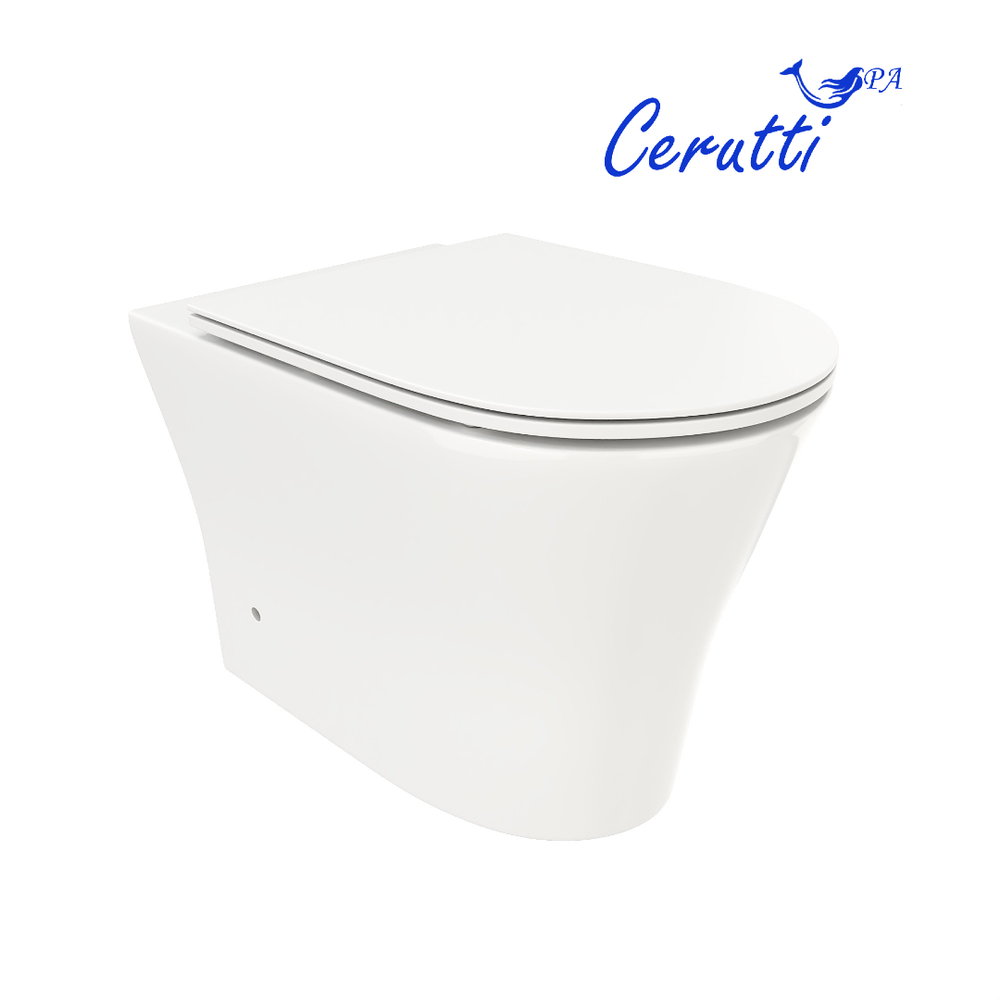 Унитаз ADIGE F приставной безободковый Ceruttispa CT8907 (500x365x405)