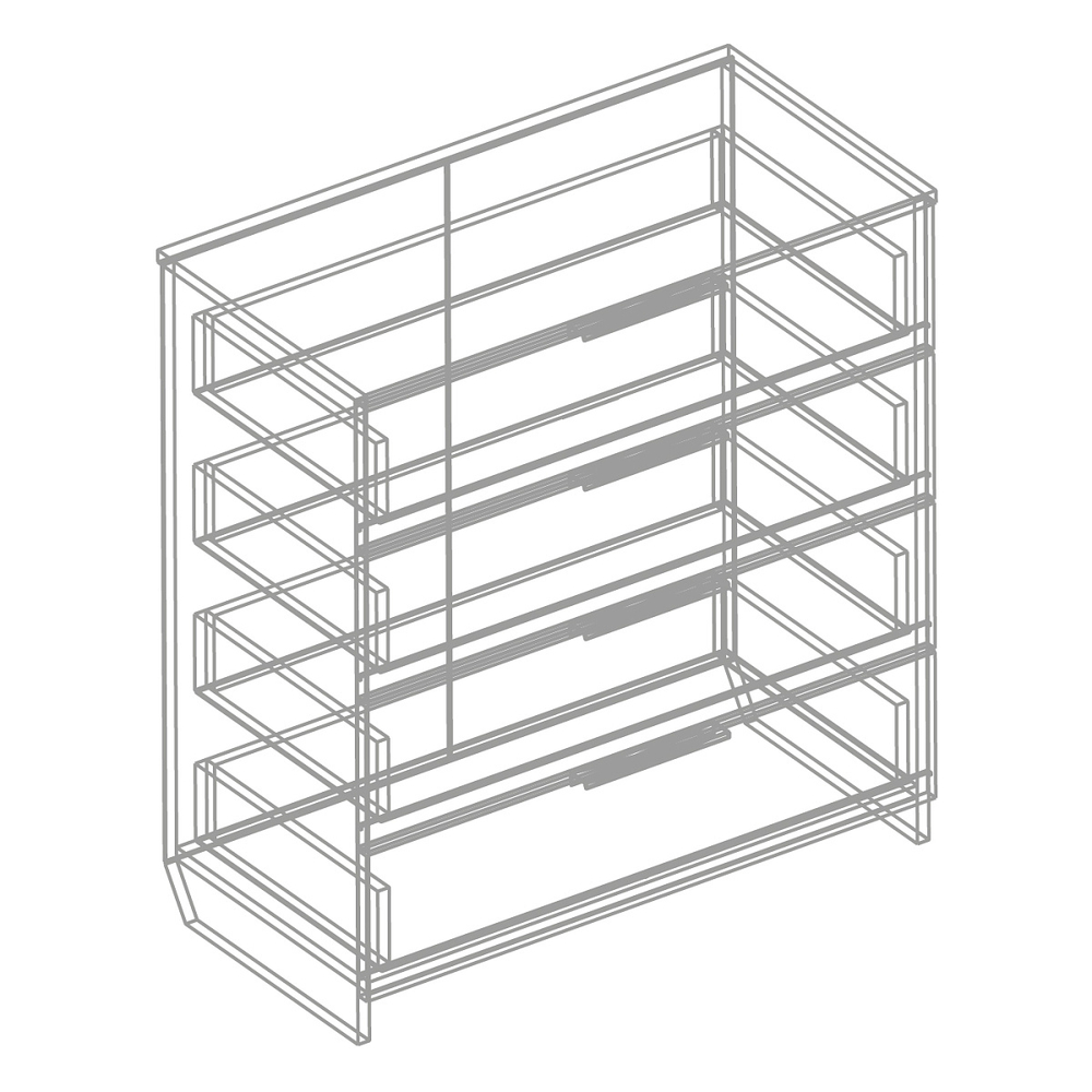 Комод с 4 ящиками "Тефия"