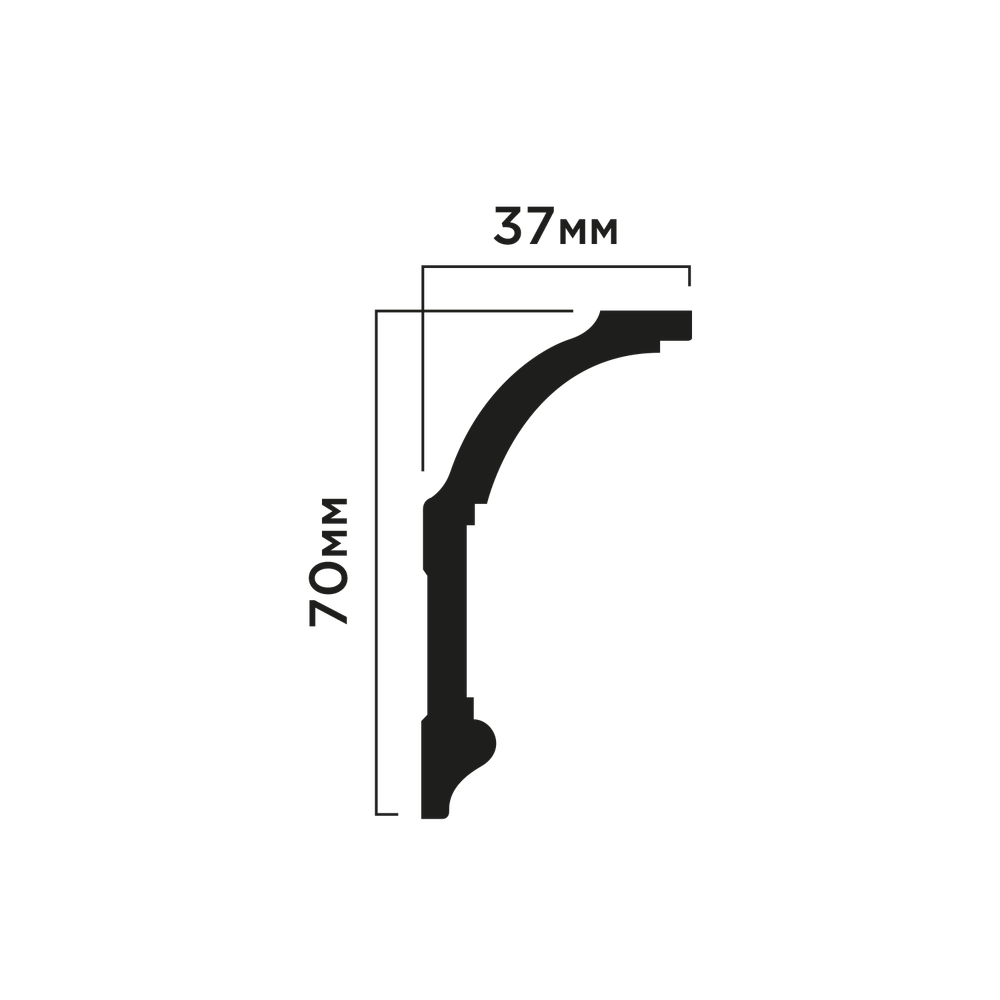 Карниз потолочный A70V2