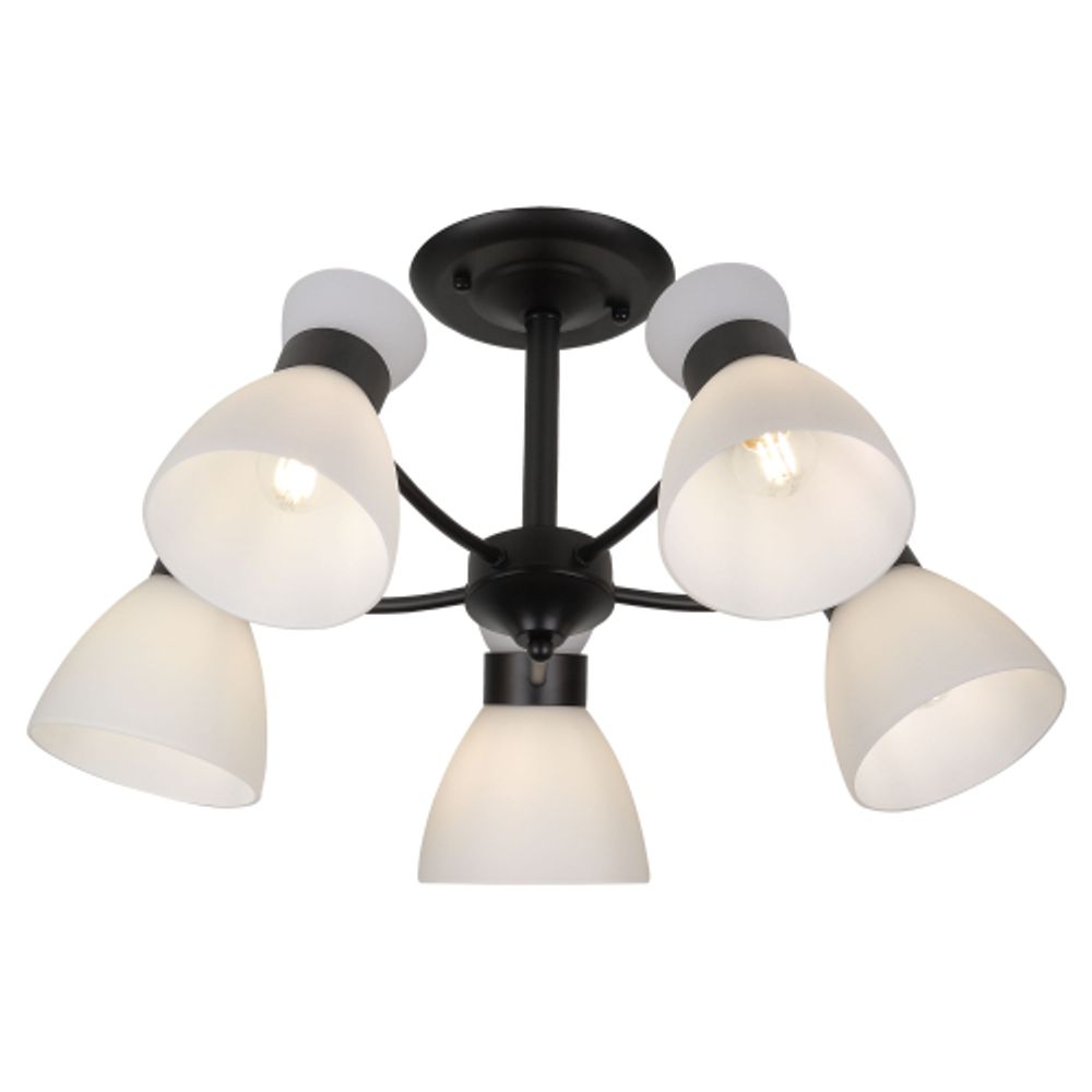Люстра Rivoli Aemilia 9185-305 5хЕ27 60 Вт модерн | Rivoli