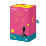 Черная анальная пробка 11,5см с вибрацией Satisfyer Game Changer Black