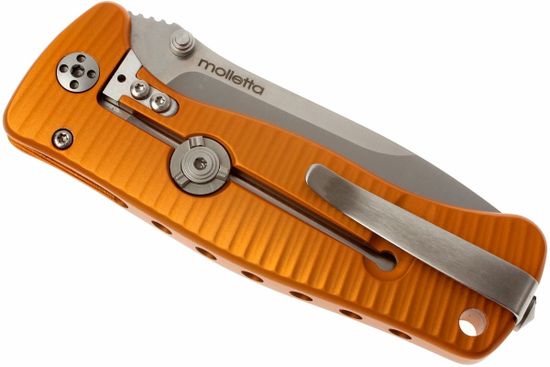 Складной нож Lion Steel "SR-2 MINI" L/SR2A OS c клинком из стали Uddeholm Sleipner®, рукоять ERGAL