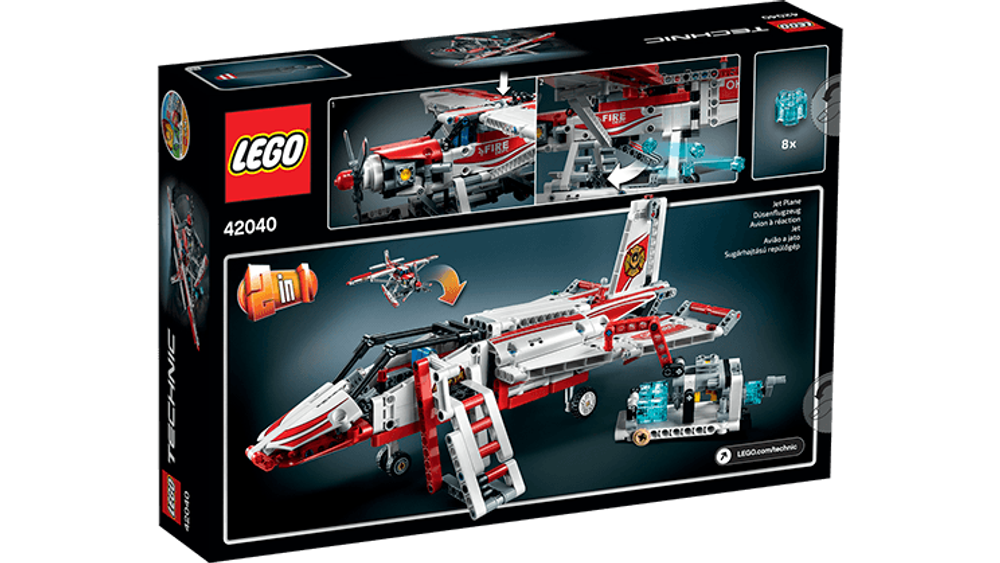 LEGO Technic: Пожарный самолет 42040 — Fire Plane — Лего Техник