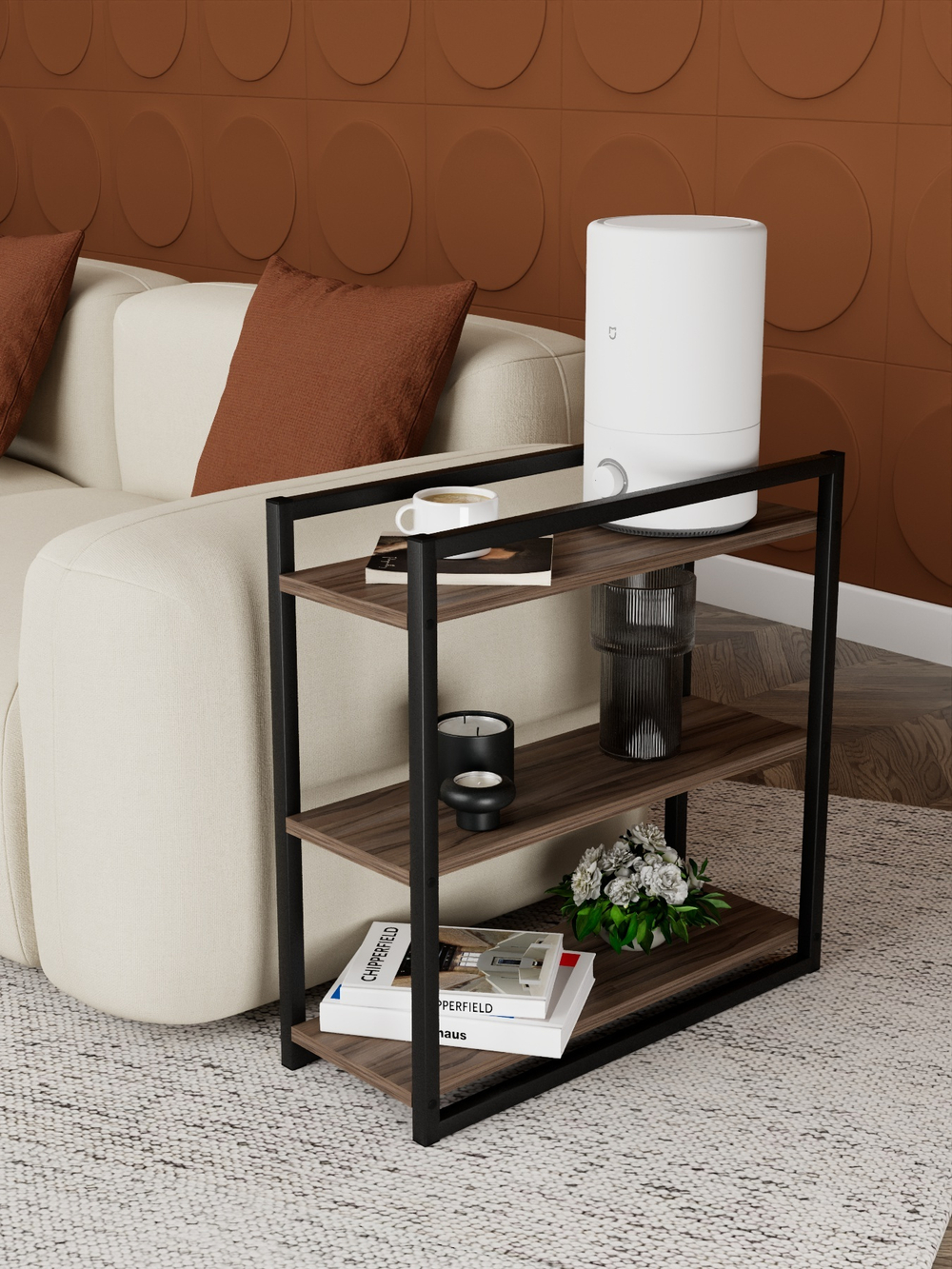 Придиванный столик приставной 3 полки SILEO MAXI