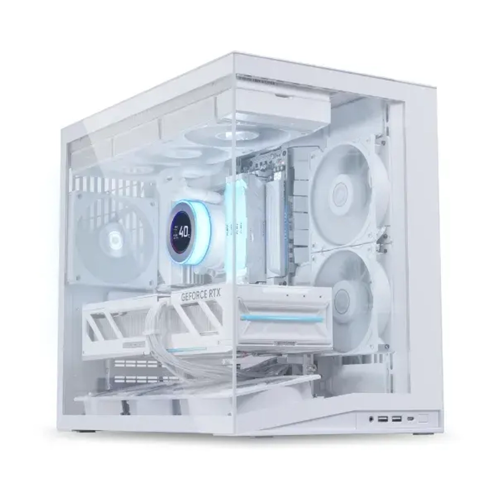 Корпус Lian Li O11 Dynamic MINI V2 FLOW ATX/mATX/ITX Back-connect:ATX USB-C G99.O11DMIV2FW.00 Белый