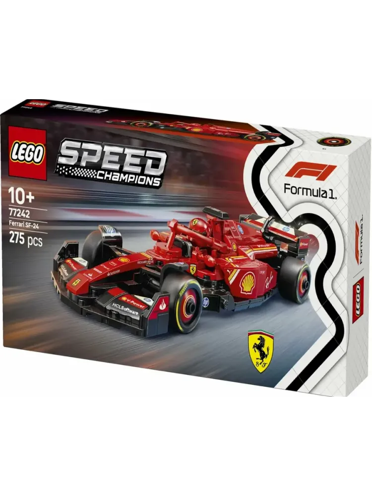Конструктор Speed Champions 77242 Ferrari SF-24 F1 Race Car