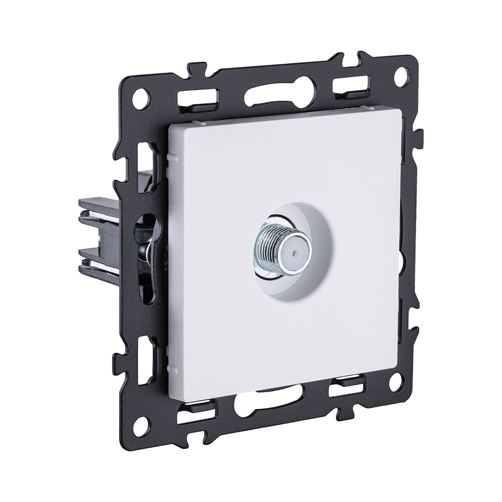 Розетка TV, белый Kollinger Asthetik AS-020WH